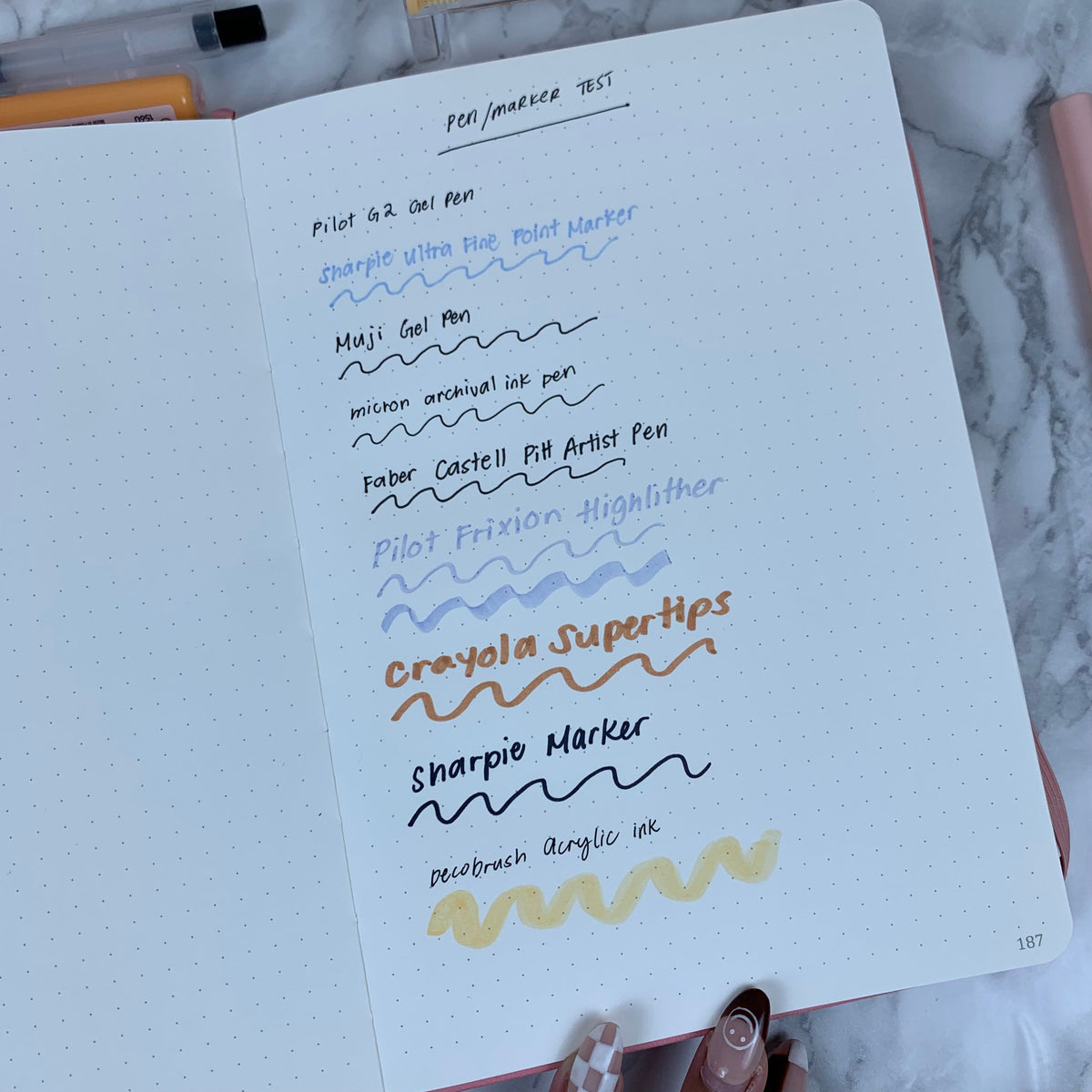 Dotted Grid A5 Journal - Pink