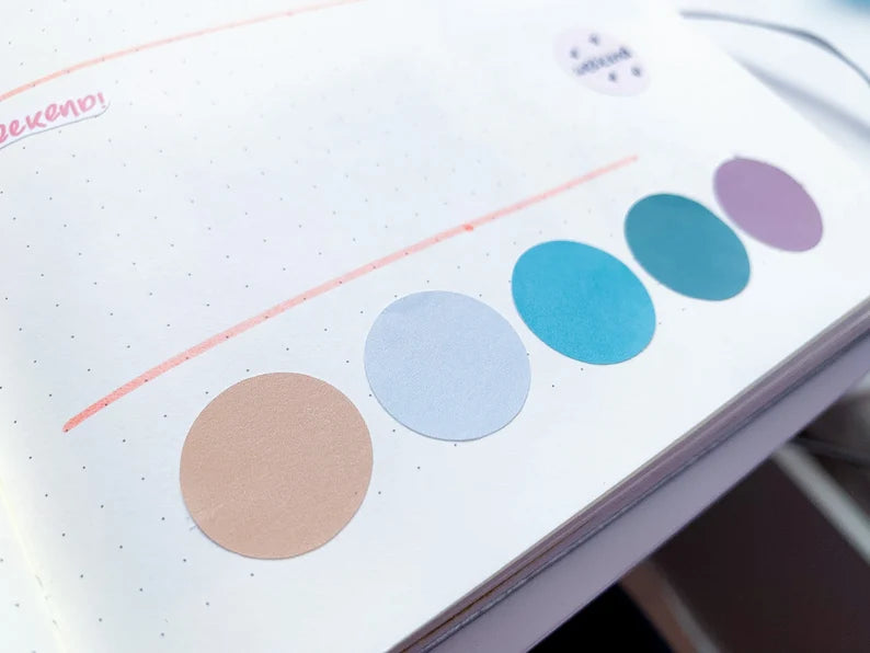 Dots Sticker Sheet - PASTELS