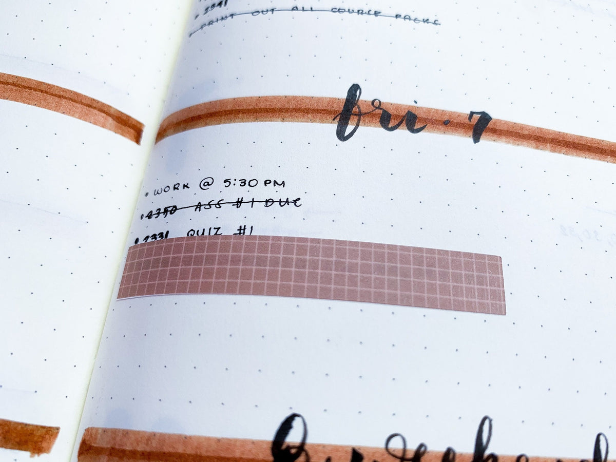 Washi Tape Strips Sticker Sheet - NEUTRALS
