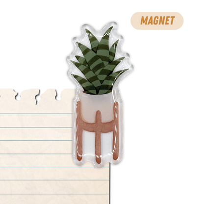 Snake Plant Fridge Magnet