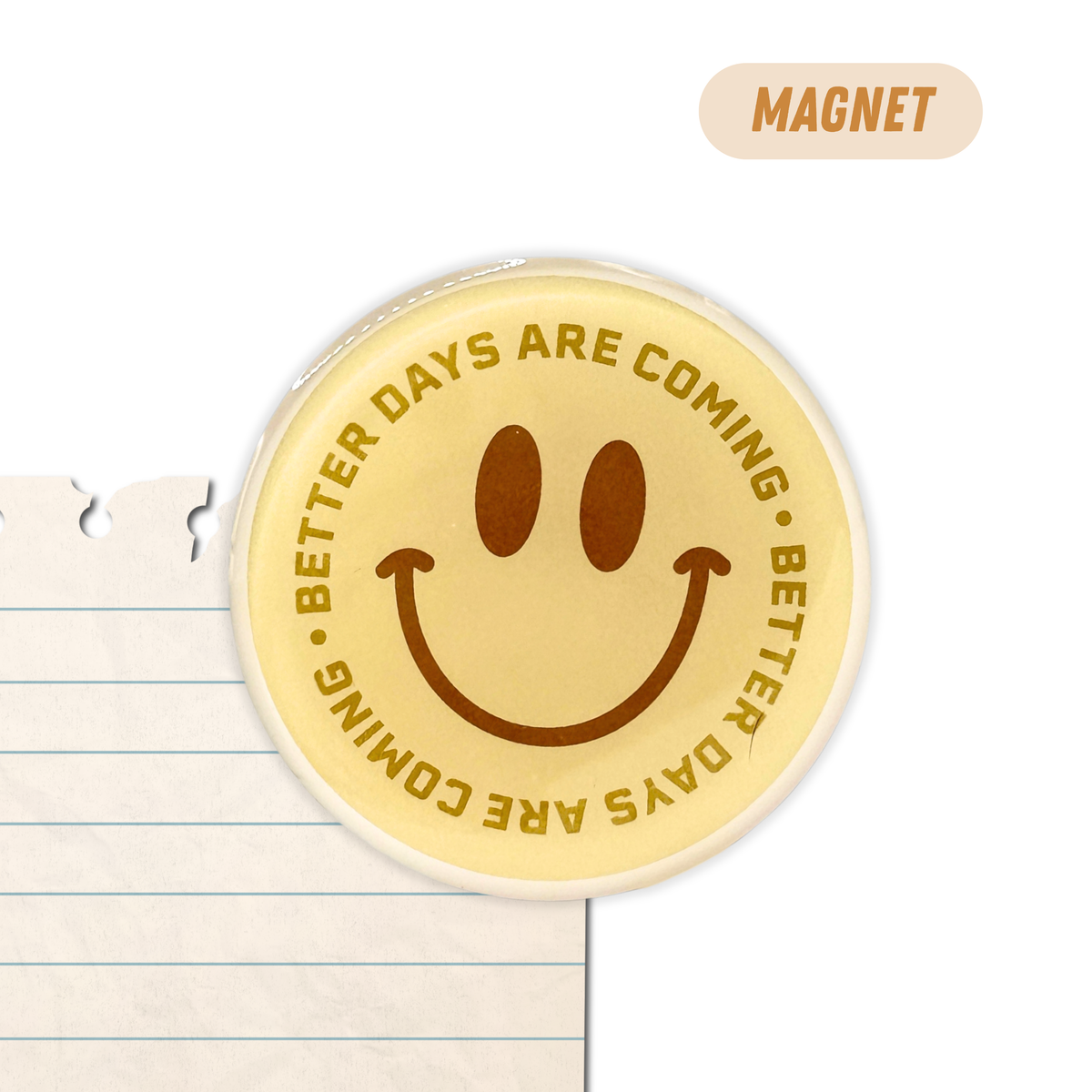 Smiley Fridge Magnet