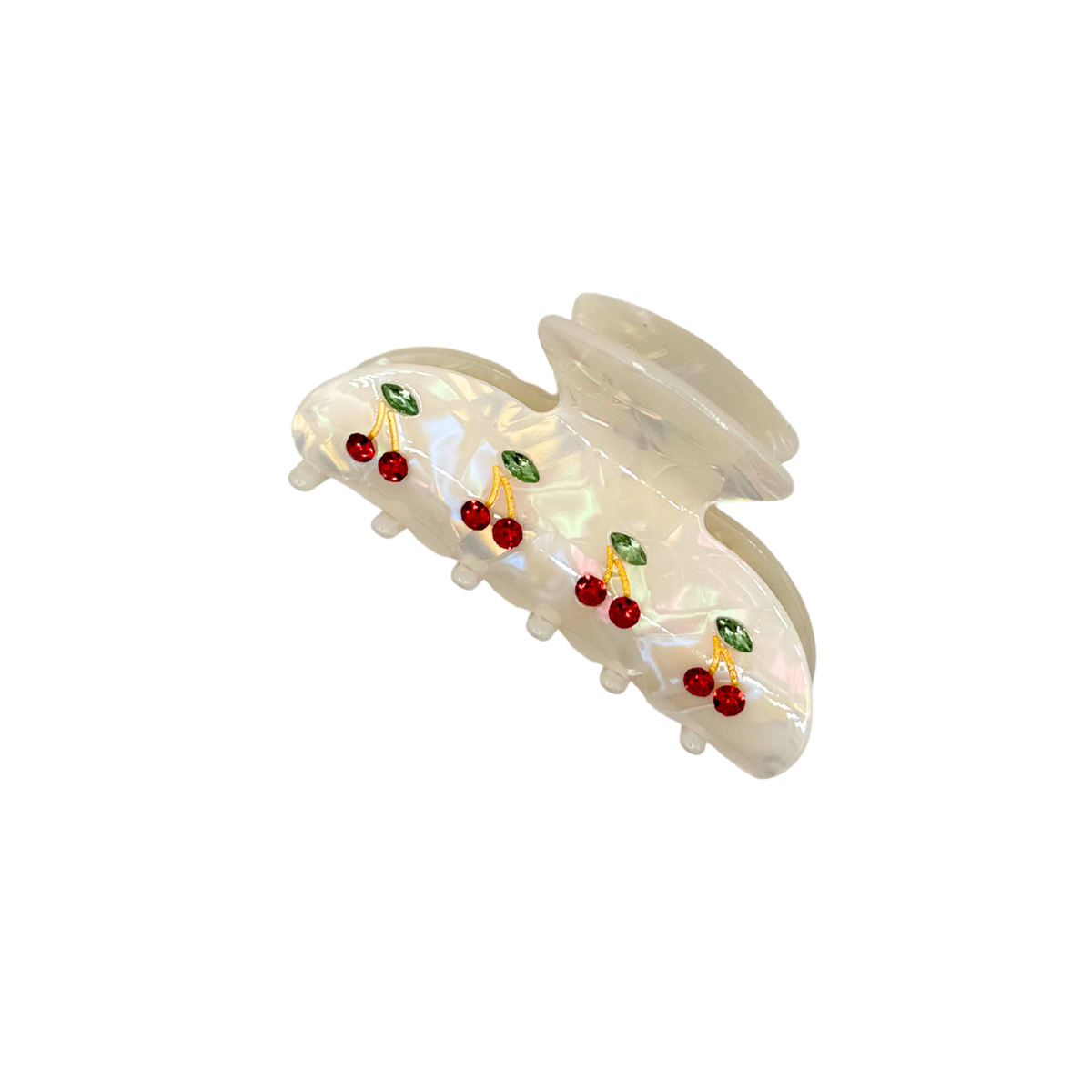 Cherry Small Hair Claw in Iris