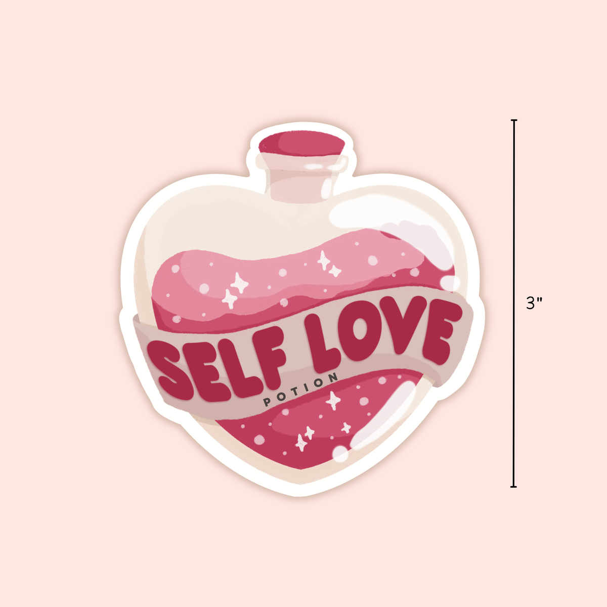 Self Love Potion Vinyl Sticker