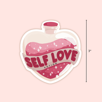 Self Love Potion Vinyl Sticker