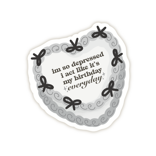Like It's My Birthday Vinyl Sticker