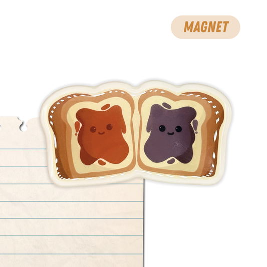 PB&J Sandwich Fridge Magnet