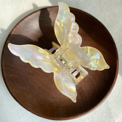 Mini Butterfly Hair Claw in Iris