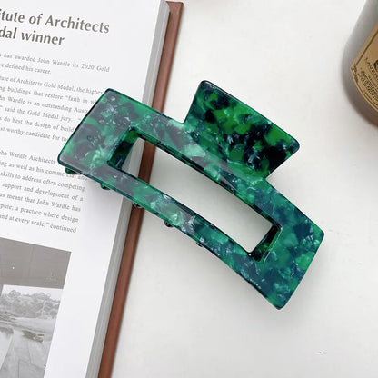 Maye Hair Claw in Emerald