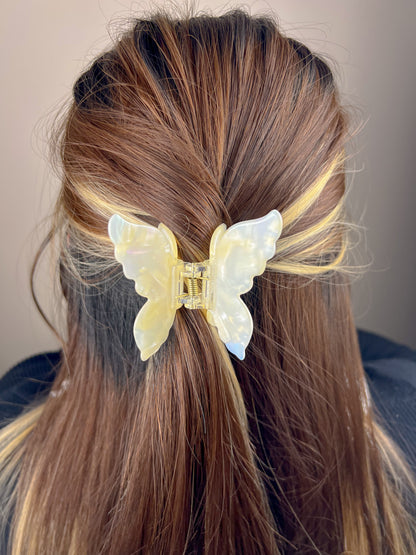 Mini Butterfly Hair Claw in Iris