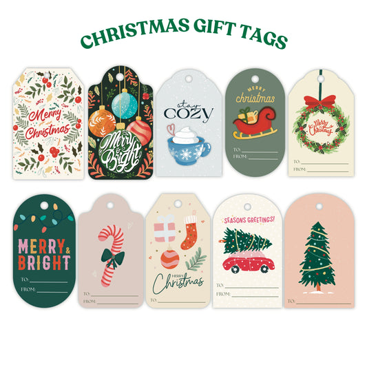 Christmas Gift Tags (Pack of 10)