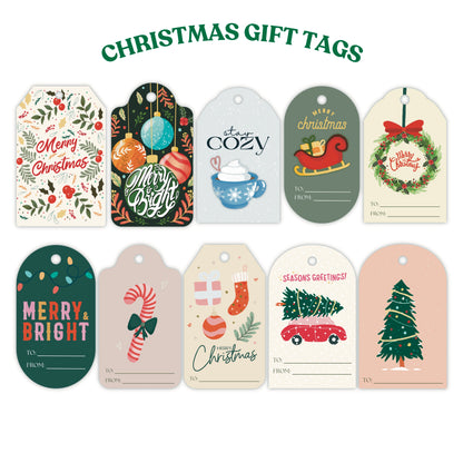 Christmas Gift Tags (Pack of 10)