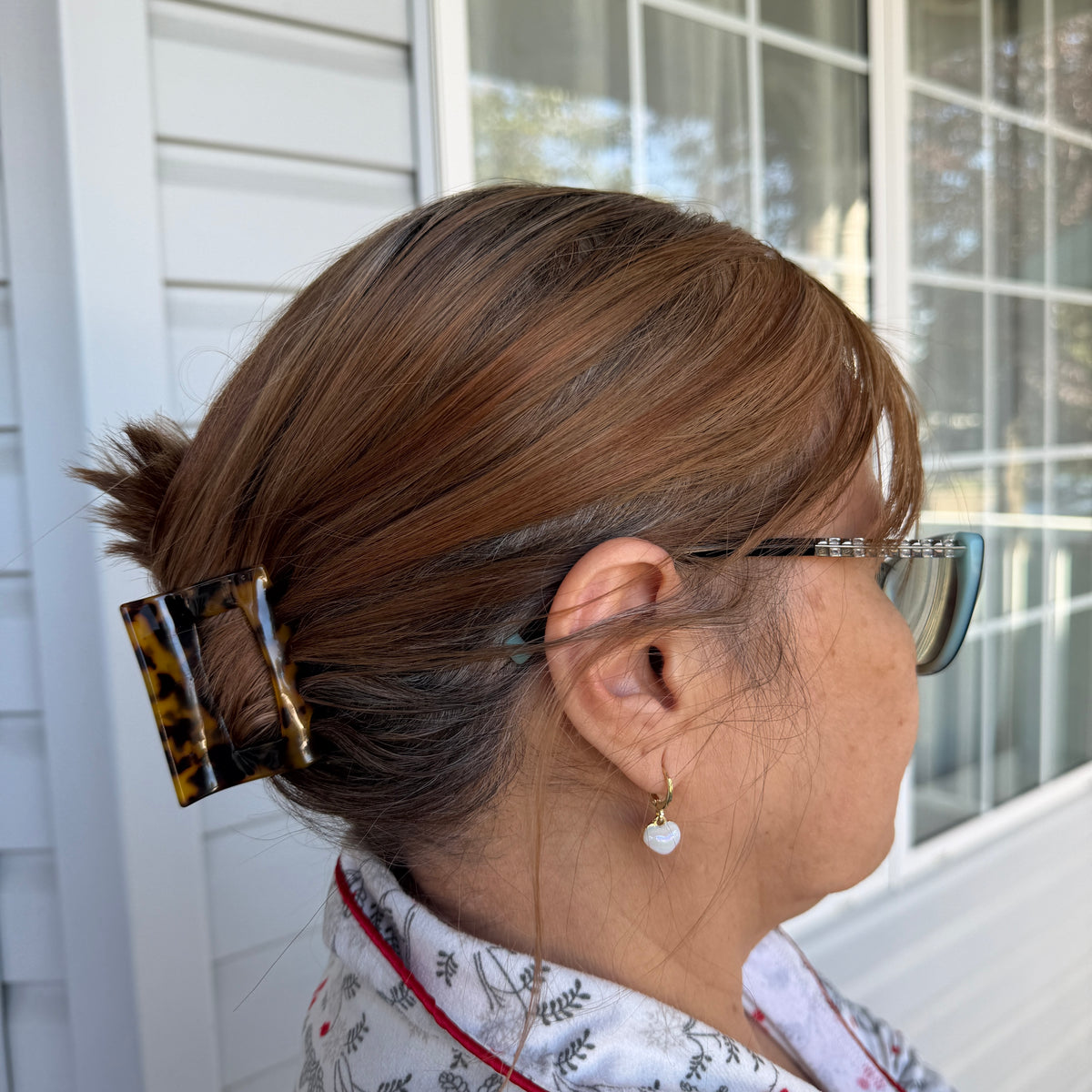Maye Mini Hair Claw in Hazel