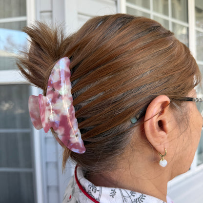 Celeste Hair Claw in Rosie