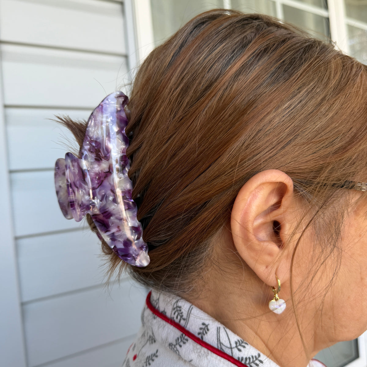 Celeste Hair Claw in Violet