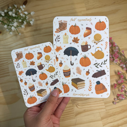 Fall Essentials Sticker Sheets