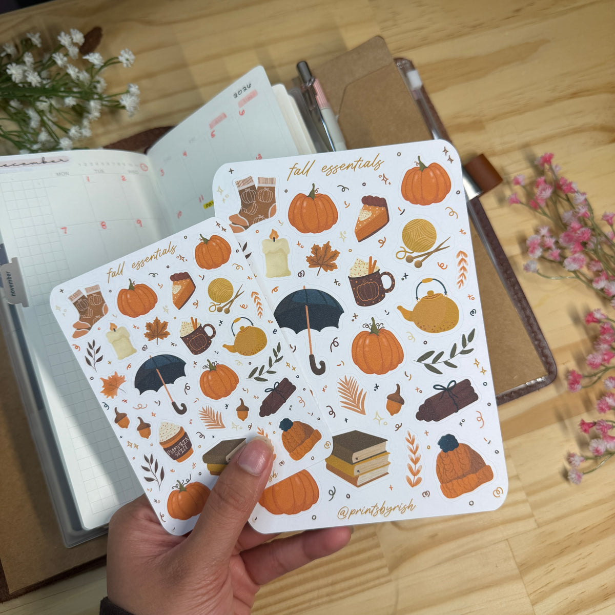 Fall Essentials Sticker Sheets