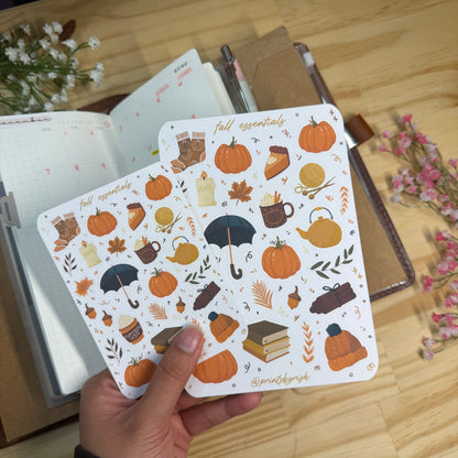 Fall Essentials Sticker Sheets