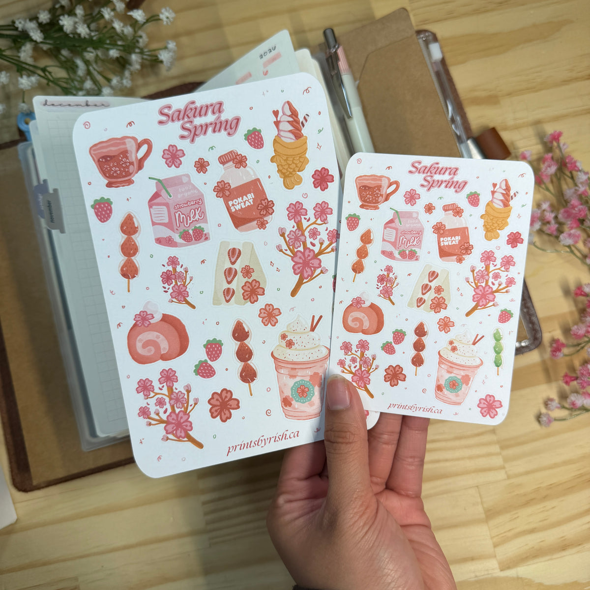 Sakura Spring Sticker Sheet
