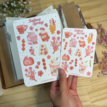 Sakura Spring Sticker Sheet