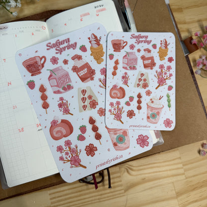 Sakura Spring Sticker Sheet