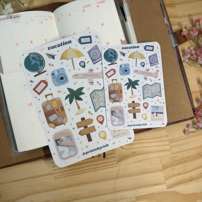 Vacation Sticker Sheet