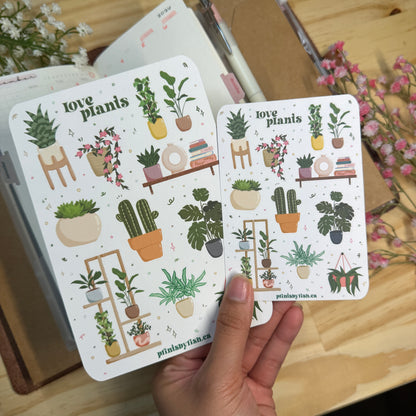 Love Plants Sticker Sheet