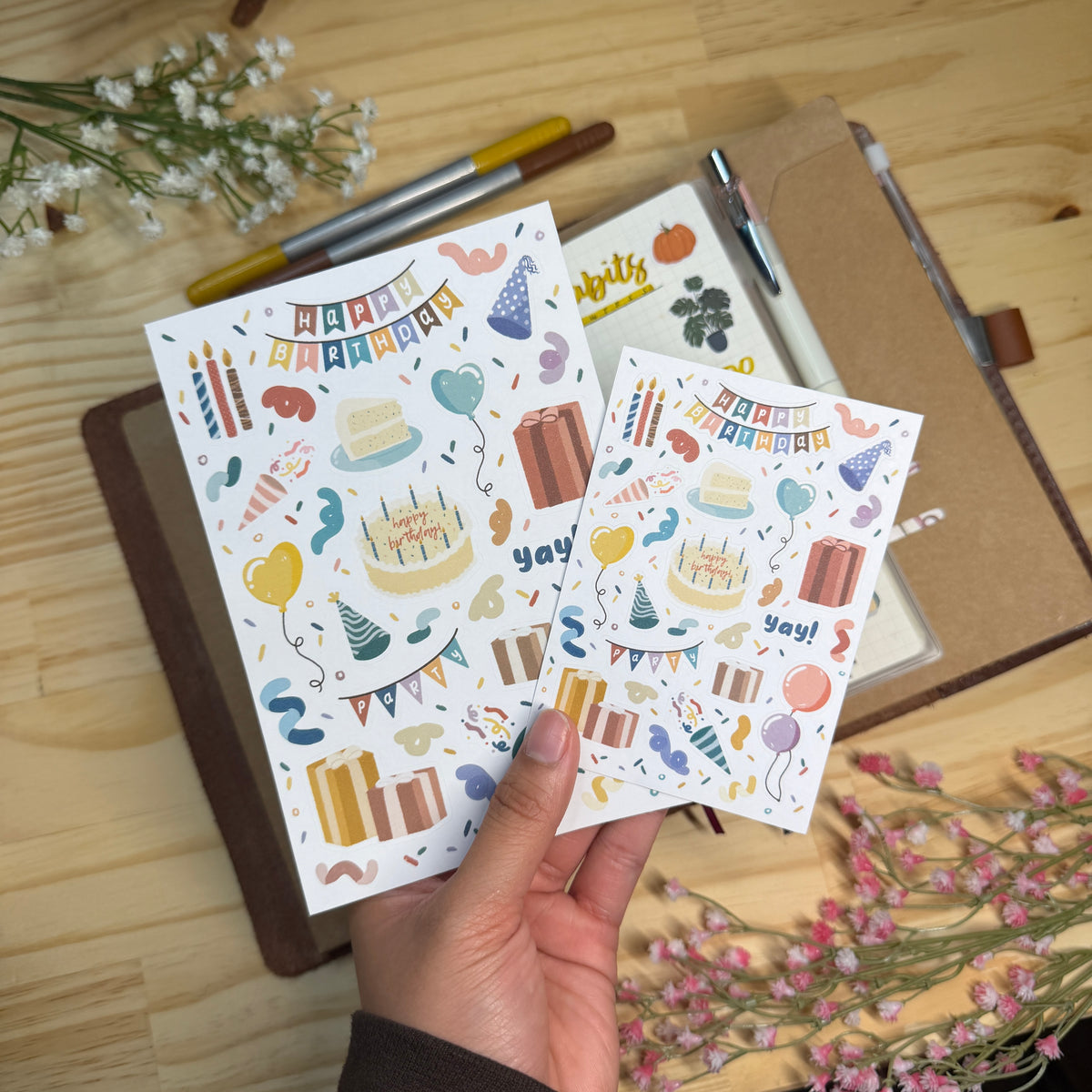 Happy Birthday Sticker Sheet