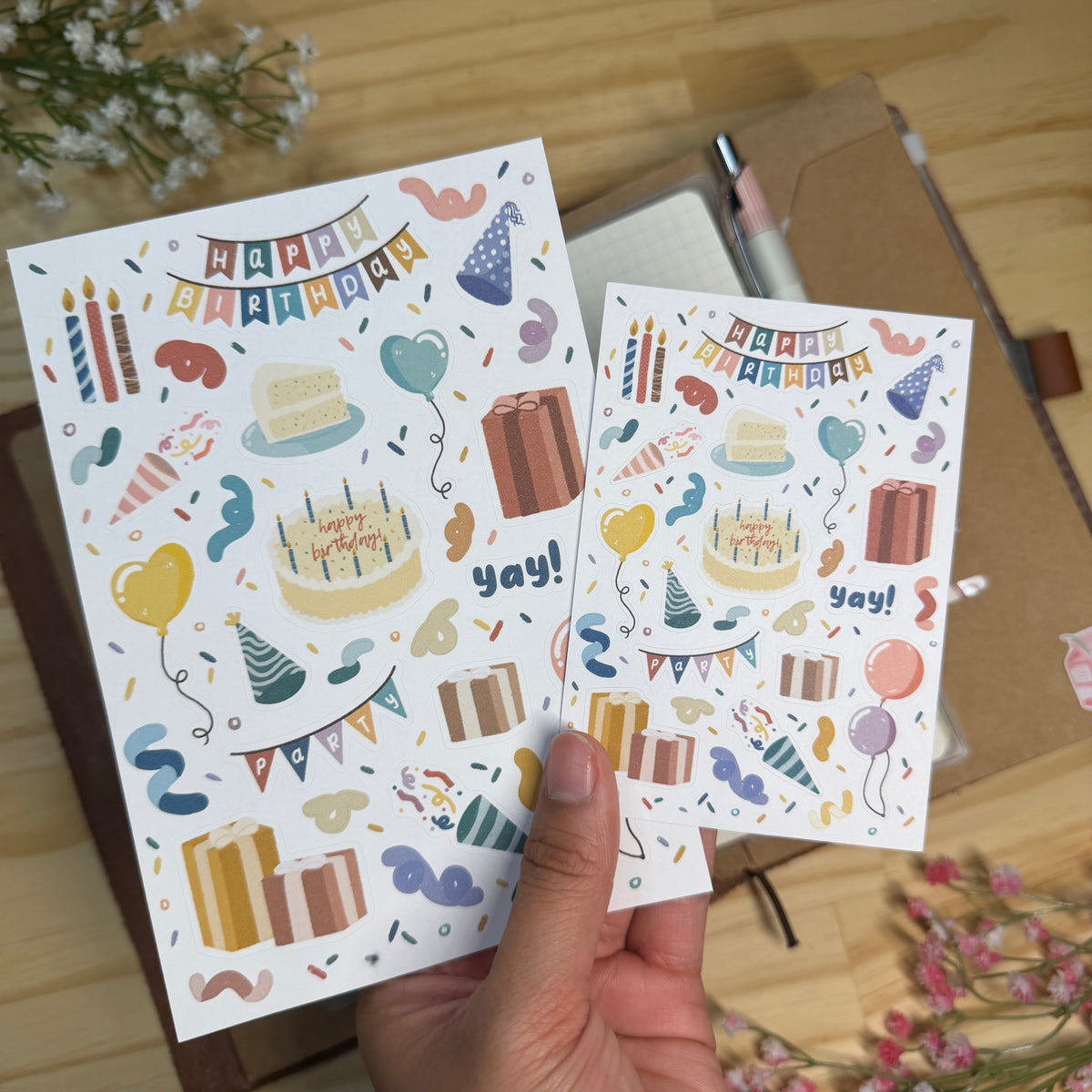 Happy Birthday Sticker Sheet