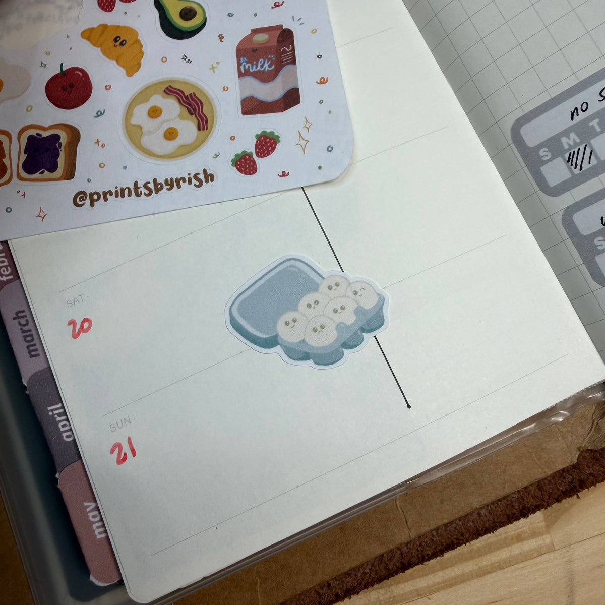 Breakfast Buddies Sticker Sheet