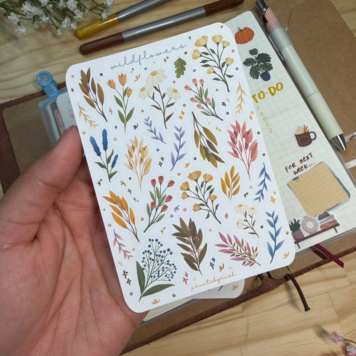 Wildflowers Sticker Sheet