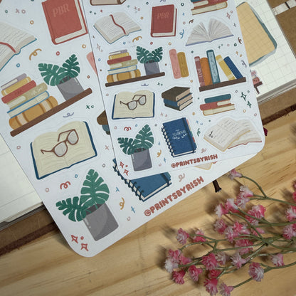 Bookworm Sticker Sheet