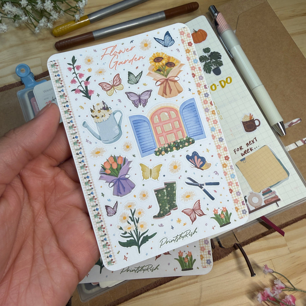 Flower Garden Sticker Sheet