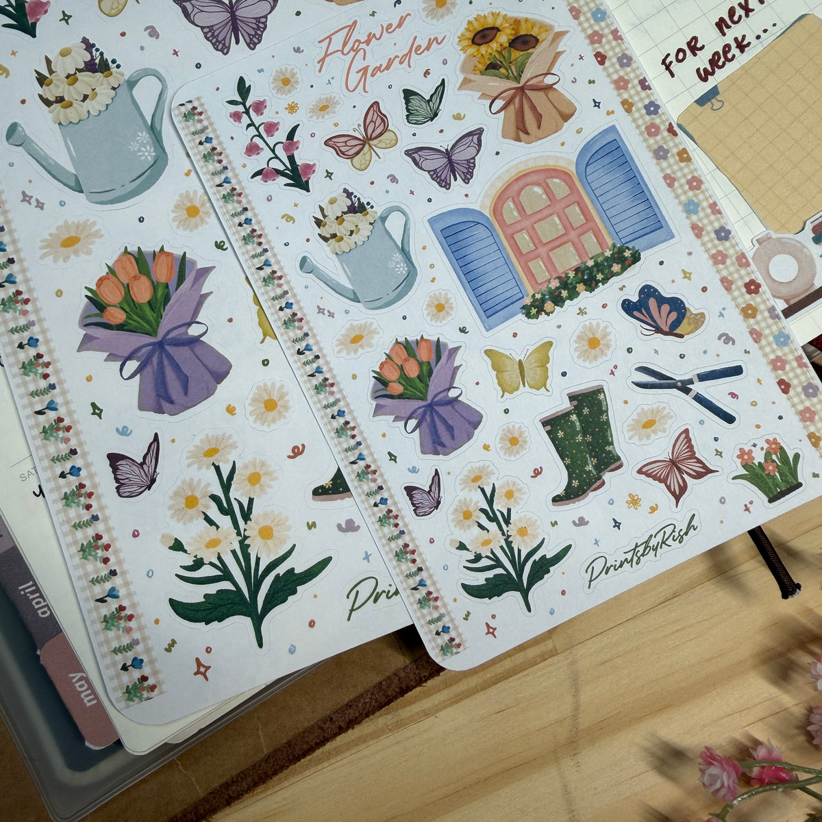 Flower Garden Sticker Sheet