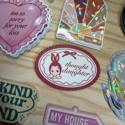 Thought Daughter Vinyl Sticker