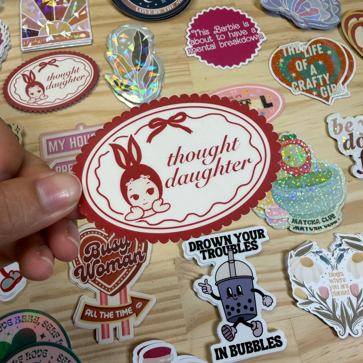 Thought Daughter Vinyl Sticker