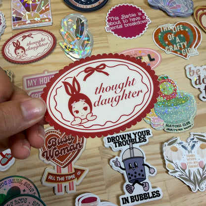 Thought Daughter Vinyl Sticker