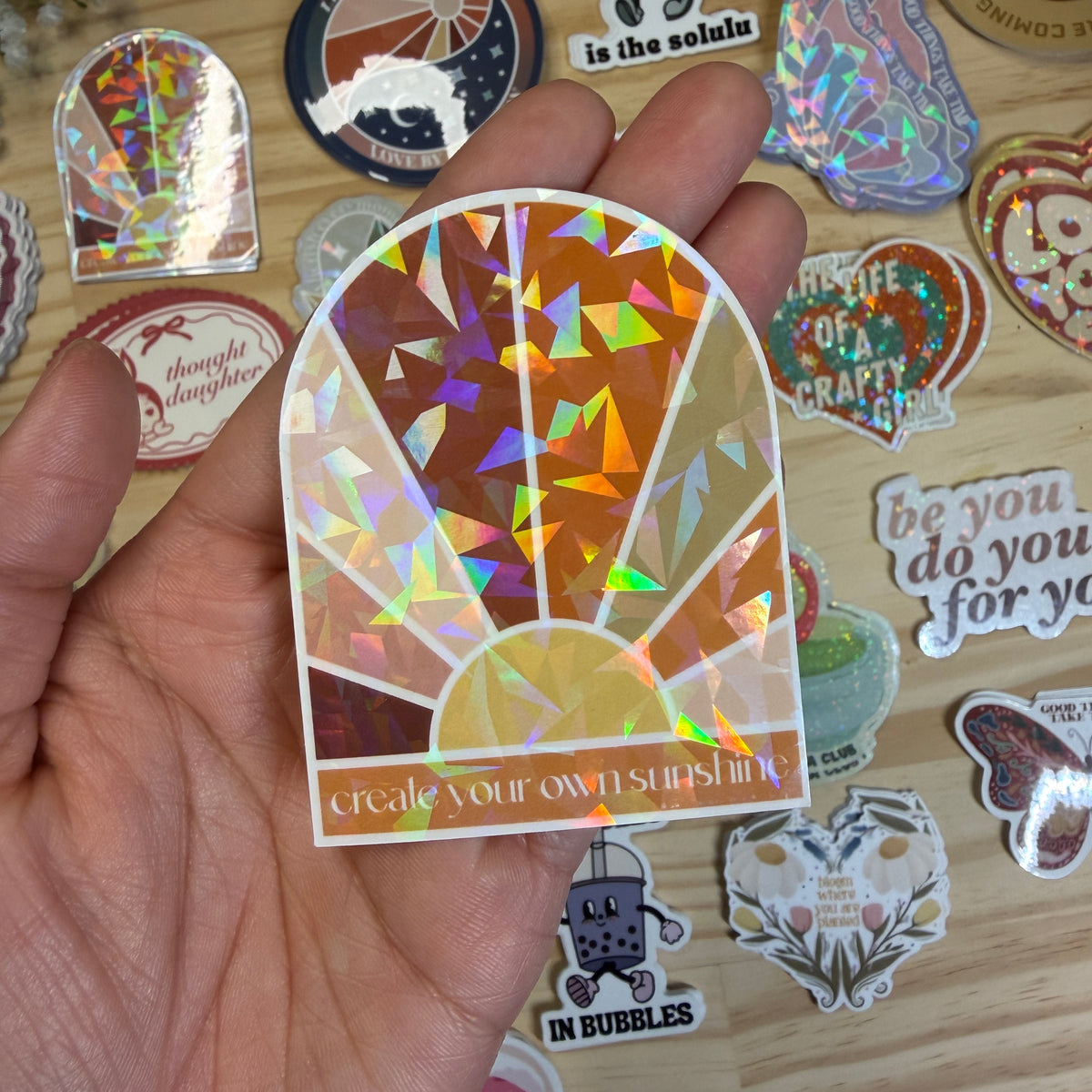 Create Your Own Sunshine Vinyl Sticker