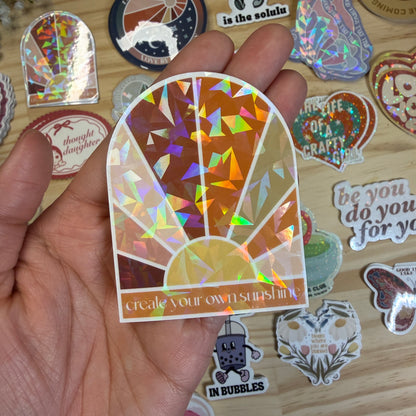 Create Your Own Sunshine Vinyl Sticker