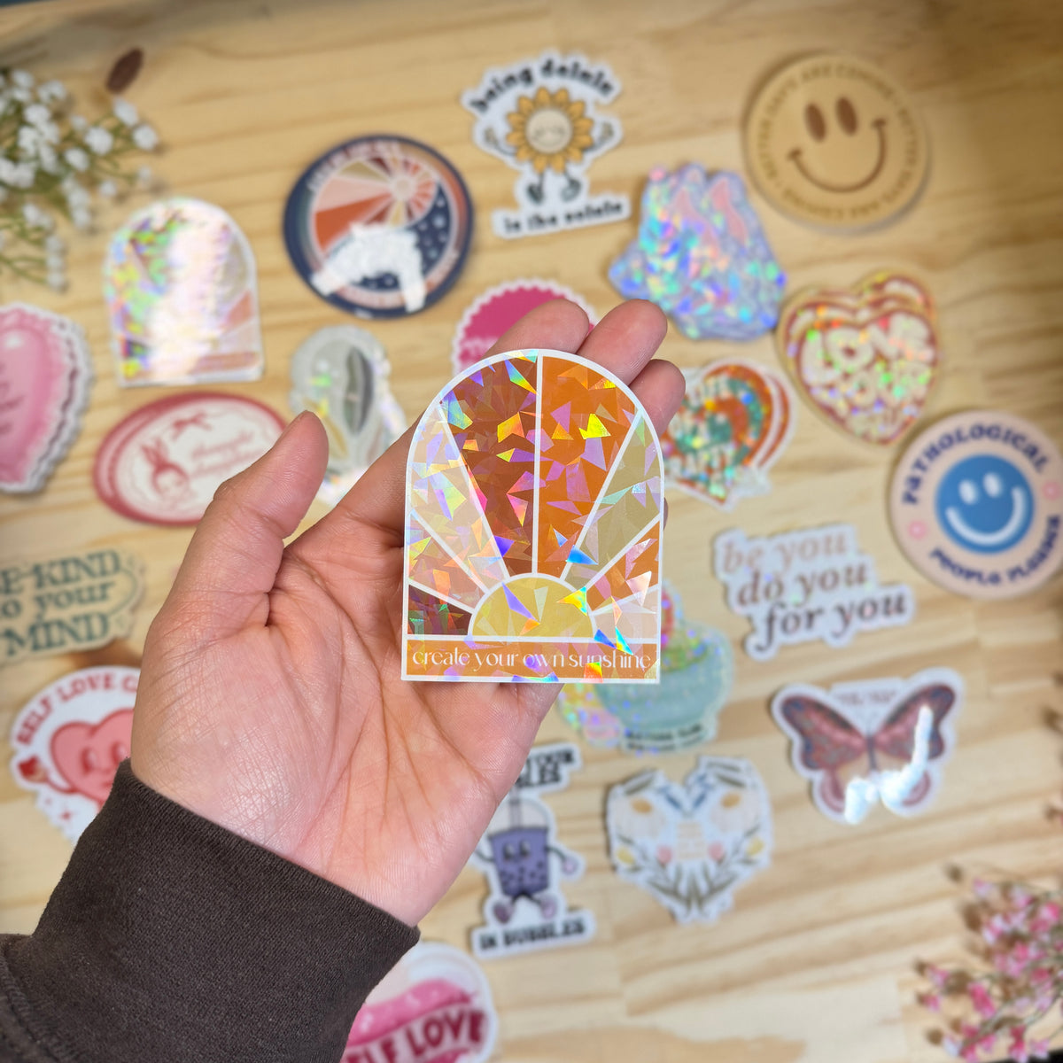 Create Your Own Sunshine Vinyl Sticker