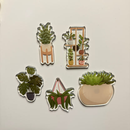 Monsterrra Plant Fridge Magnet