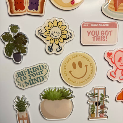 Flower Fridge Magnet