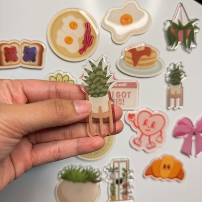 Snake Plant Fridge Magnet
