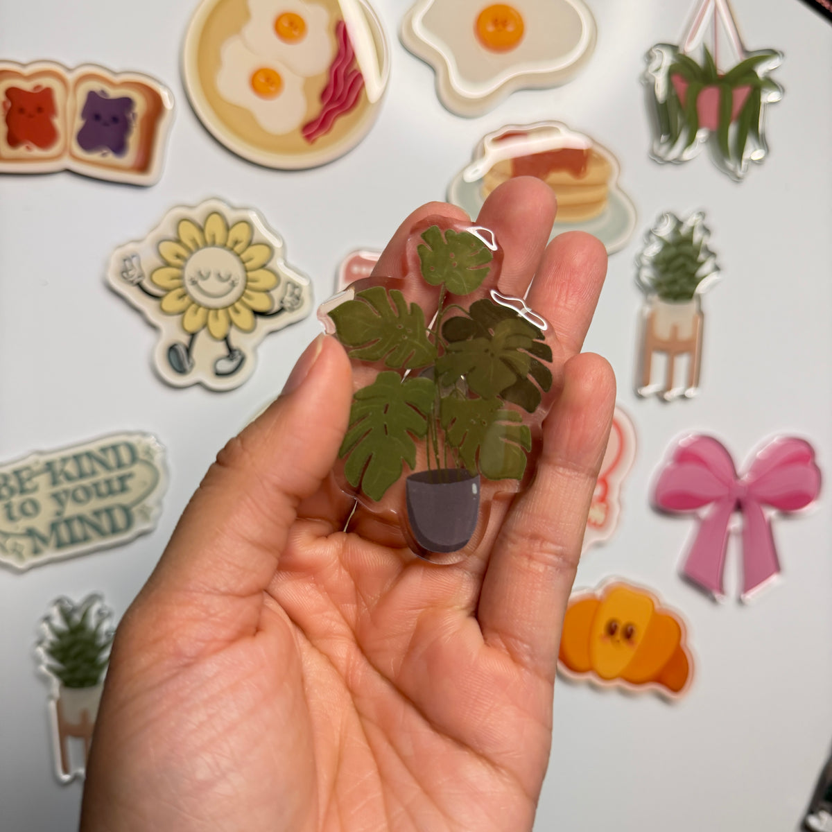 Monsterrra Plant Fridge Magnet