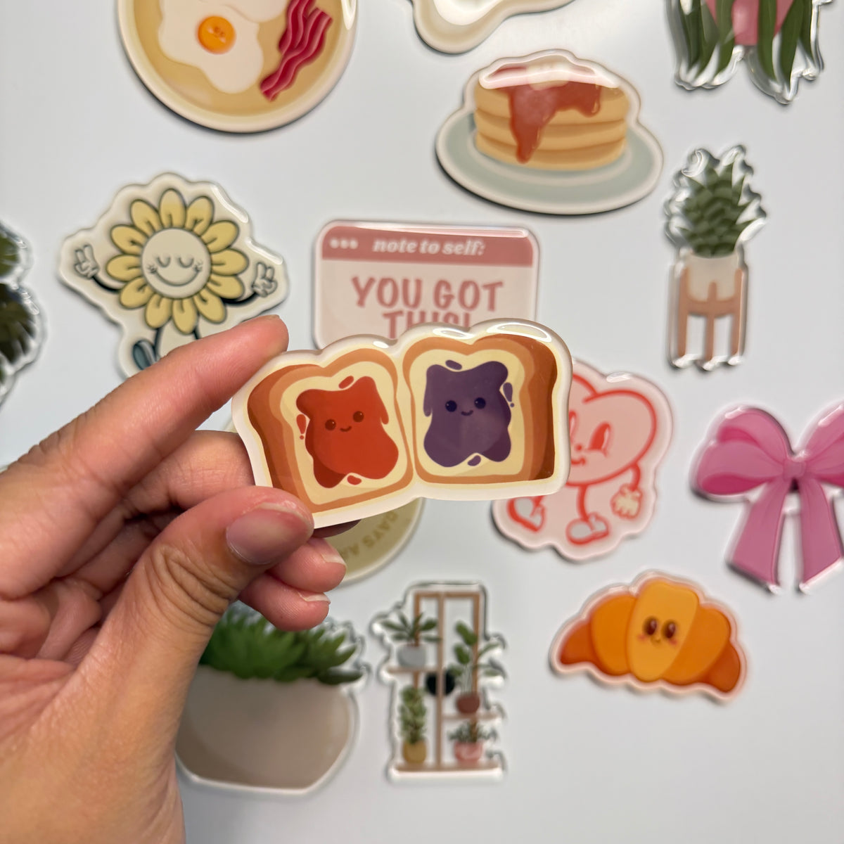 PB&J Sandwich Fridge Magnet