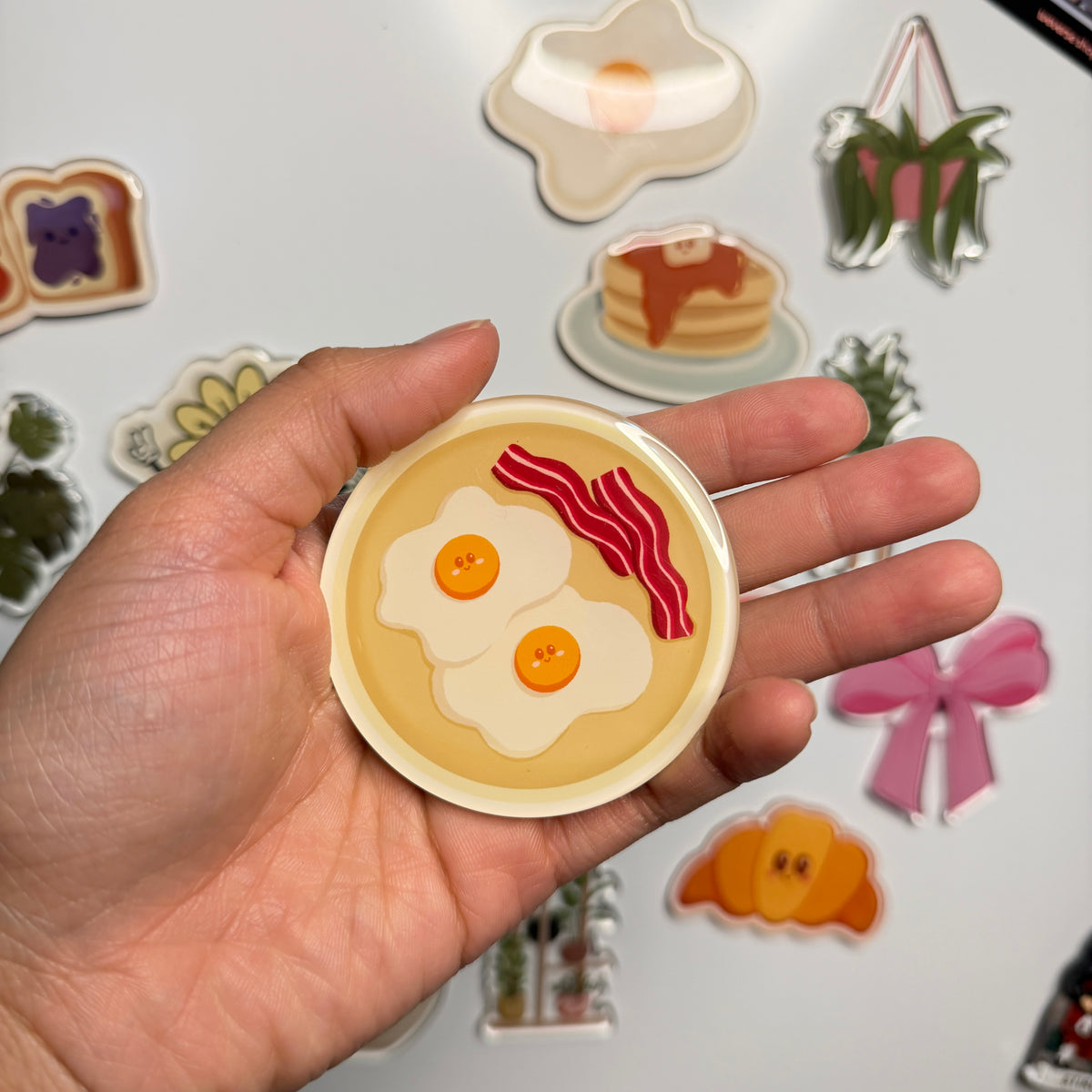Breakfast Bowl Fridge Magnet