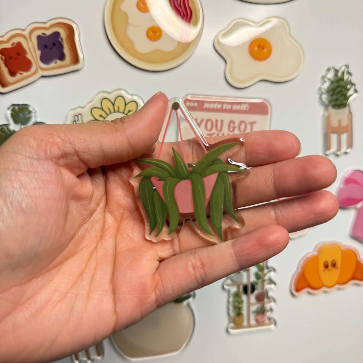 Hanging Plant Fridge Magnet