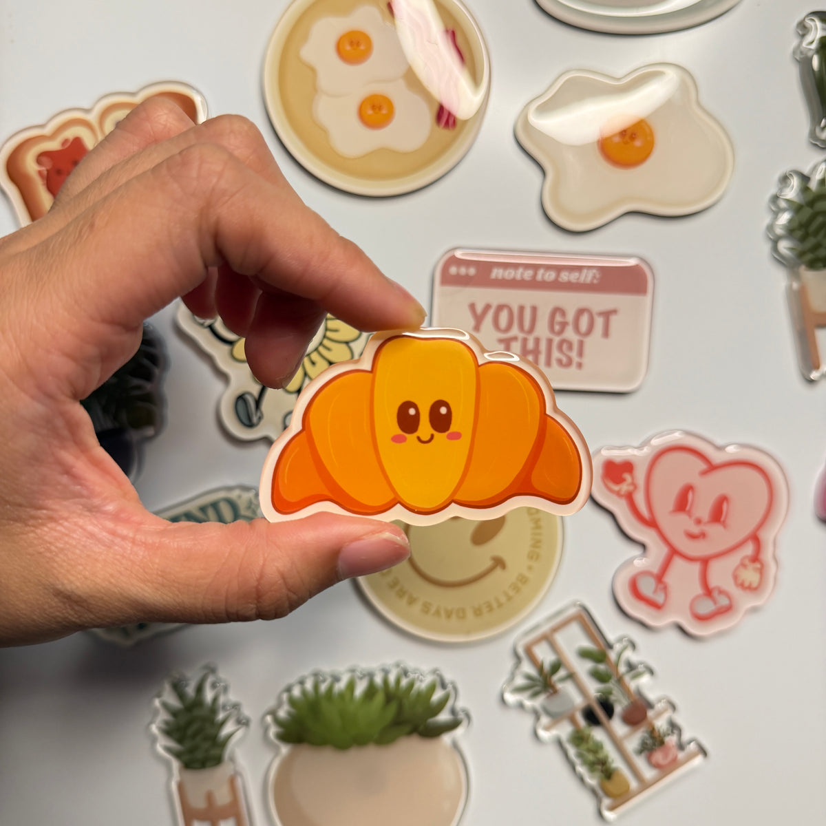 Croissant Fridge Magnet