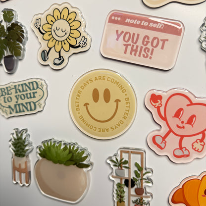 Smiley Fridge Magnet