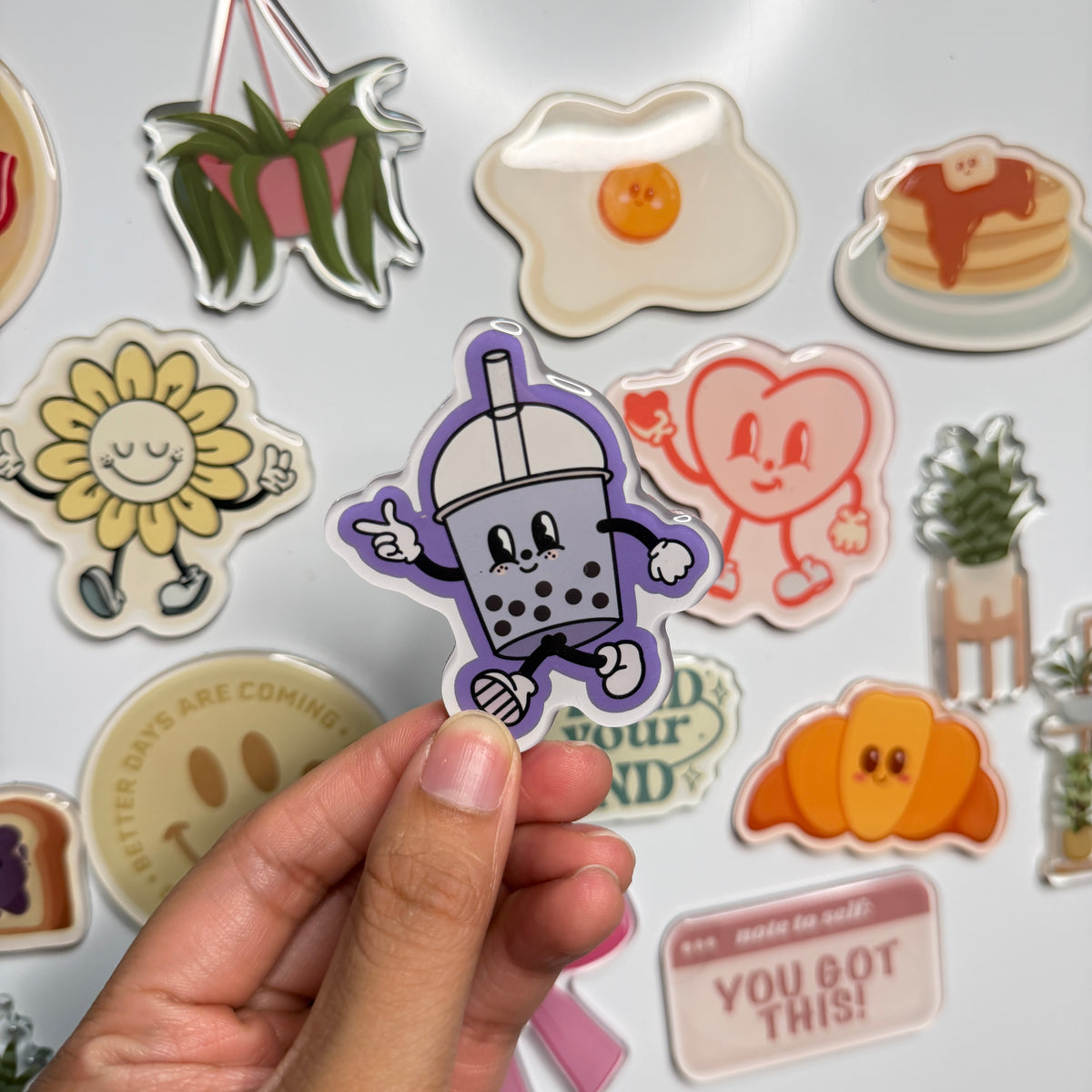 Boba Fridge Magnet