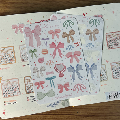 Bows Sticker Sheet